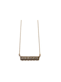 Horizontal Studs Necklace