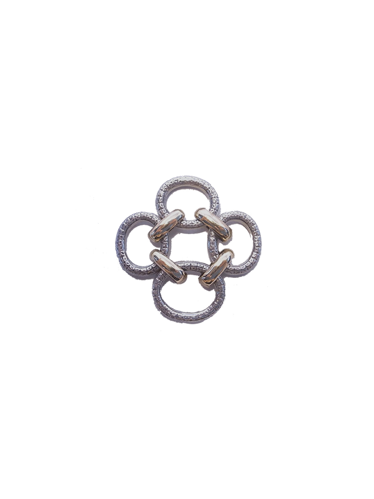Engraved Chain Link Ring