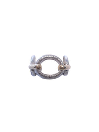 Engraved Chain Link Ring