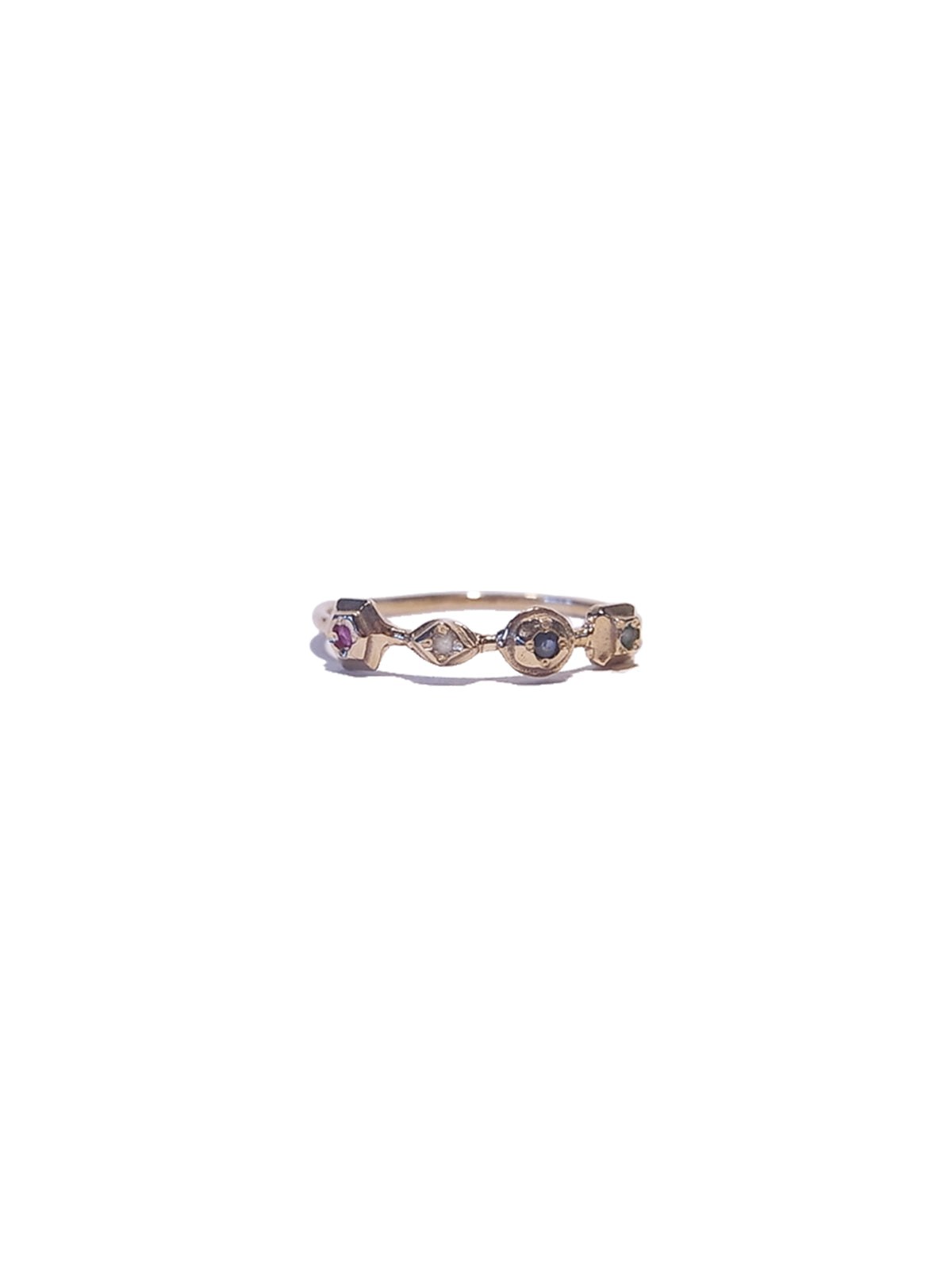 Multi 4 Chatons Ring