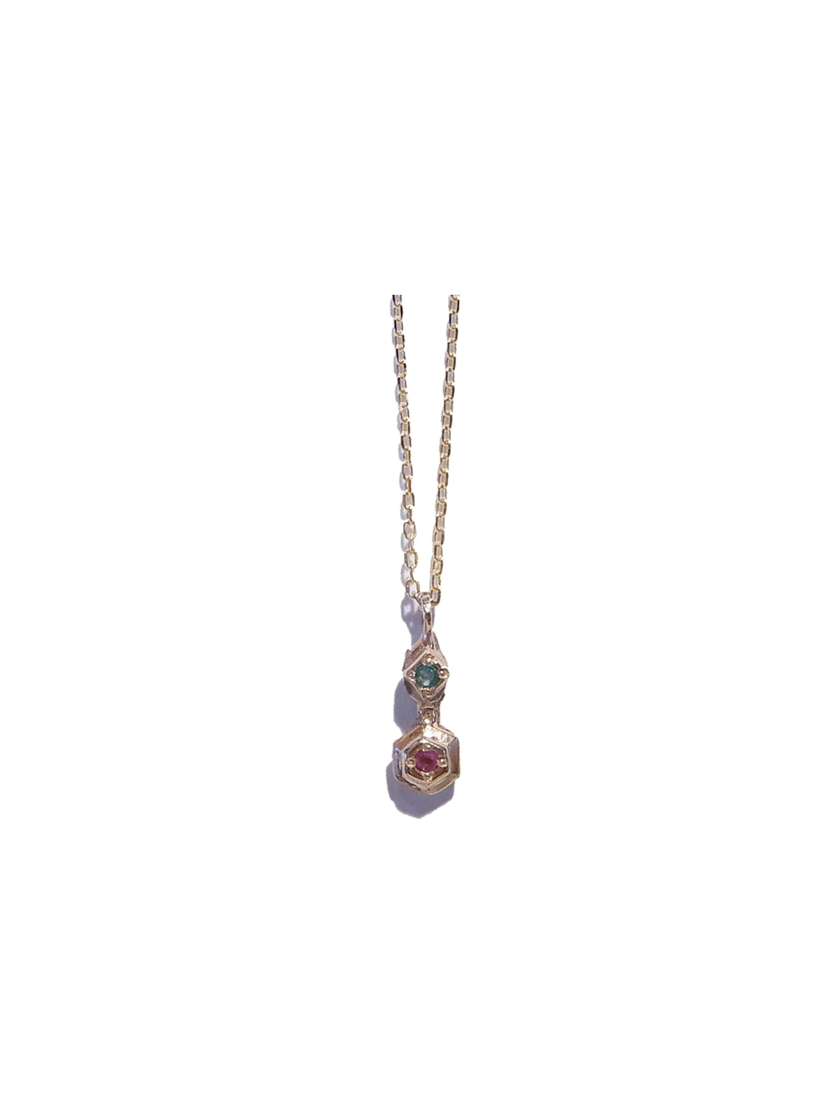 Classical Two Chaton Necklace