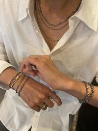 Golden Feather Mixed Bracelet