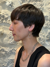 Landscape Contrast W Chain Earrings