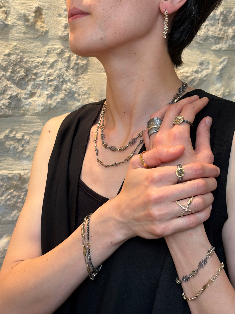 Chinoiserie Lacy Snake Necklace