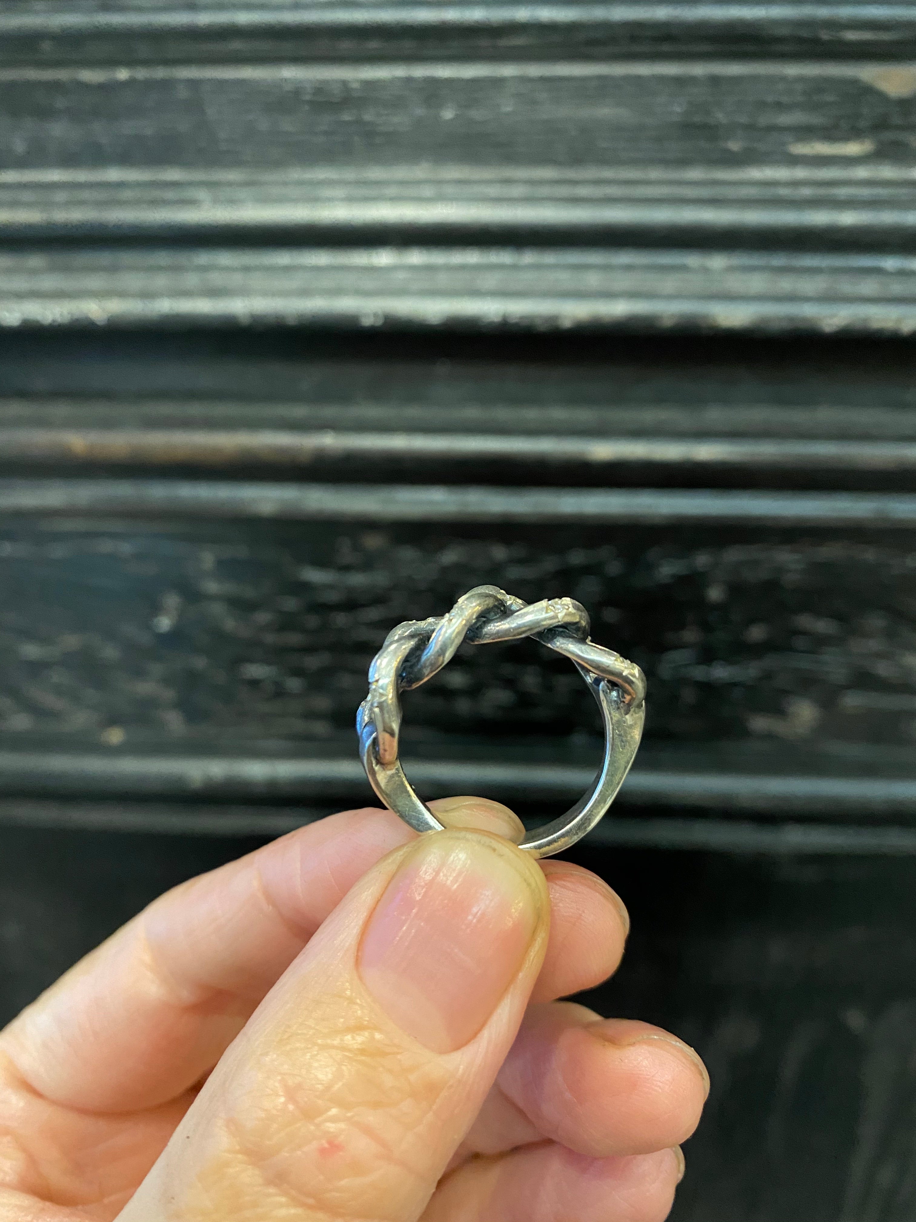 なる555◆Rusty Thought◆COILED RING Link Chain Ring – Rusty Thought