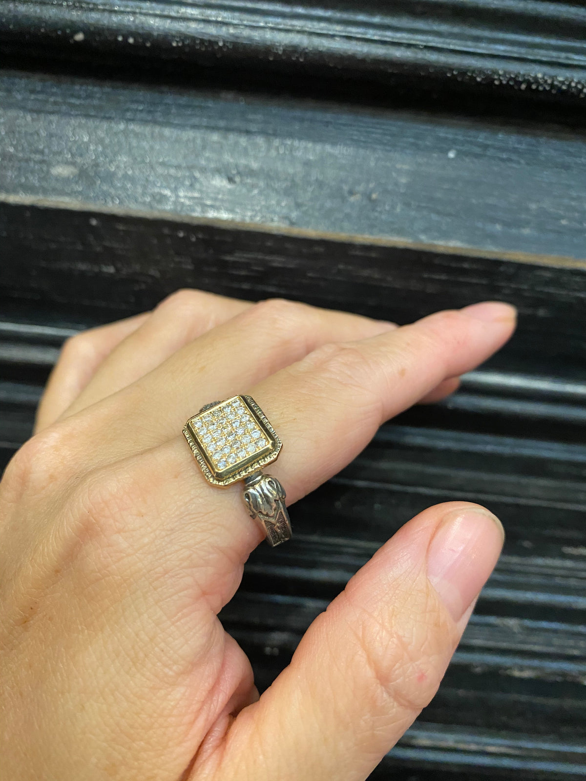 Signet Diamond Ring