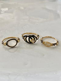 Enamel Serpent Ring