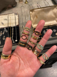 Enamel Serpent Ring