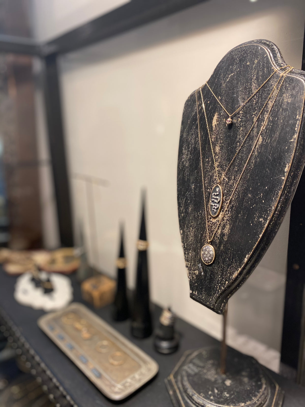 Snake Cameo Necklace