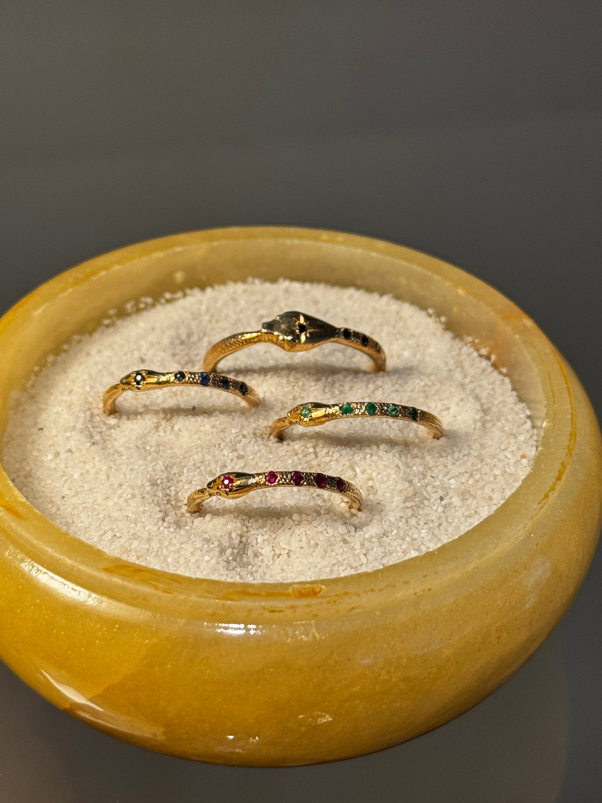 Halo Snake Ring