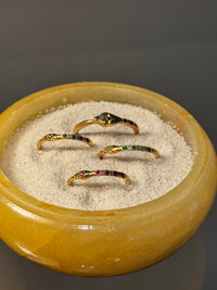 Halo Snake Ring