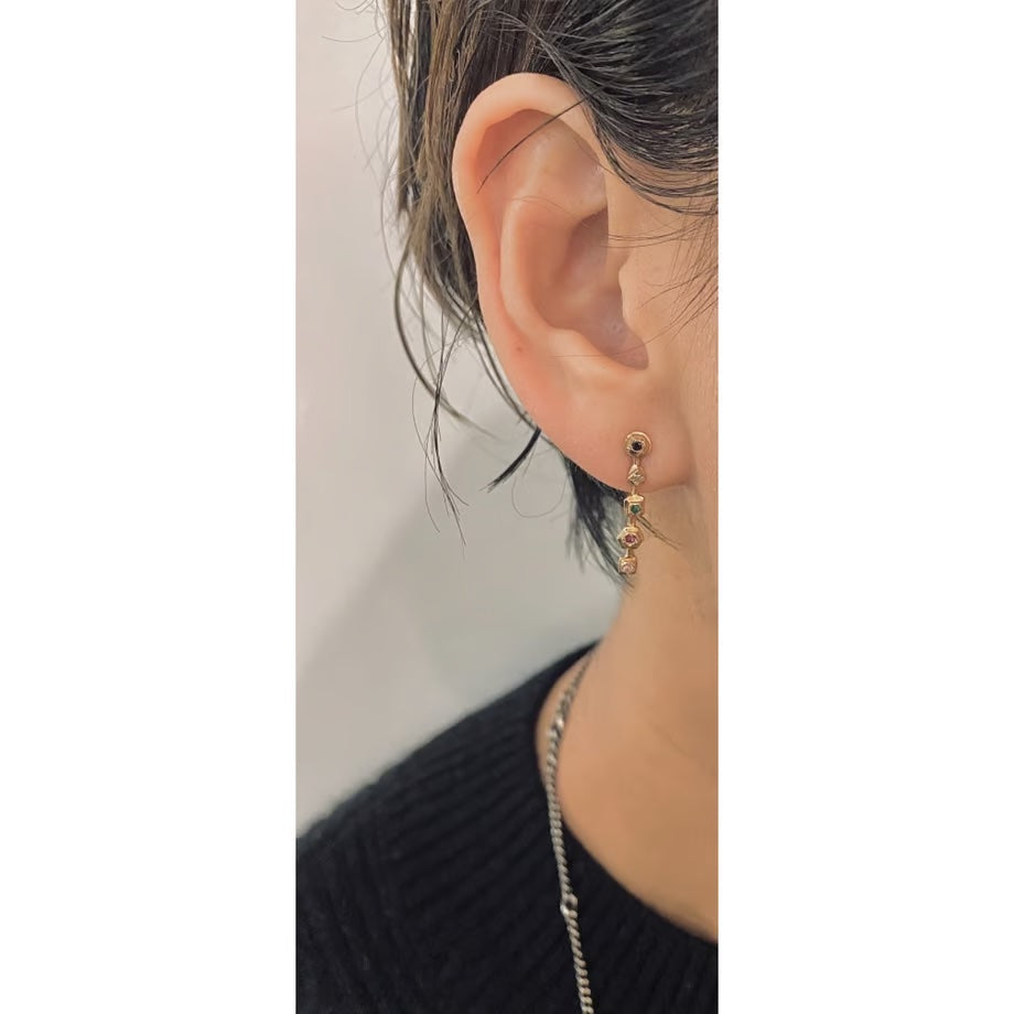 Classical Multi Chaton Earrings